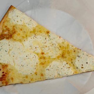 White Pizza Slice