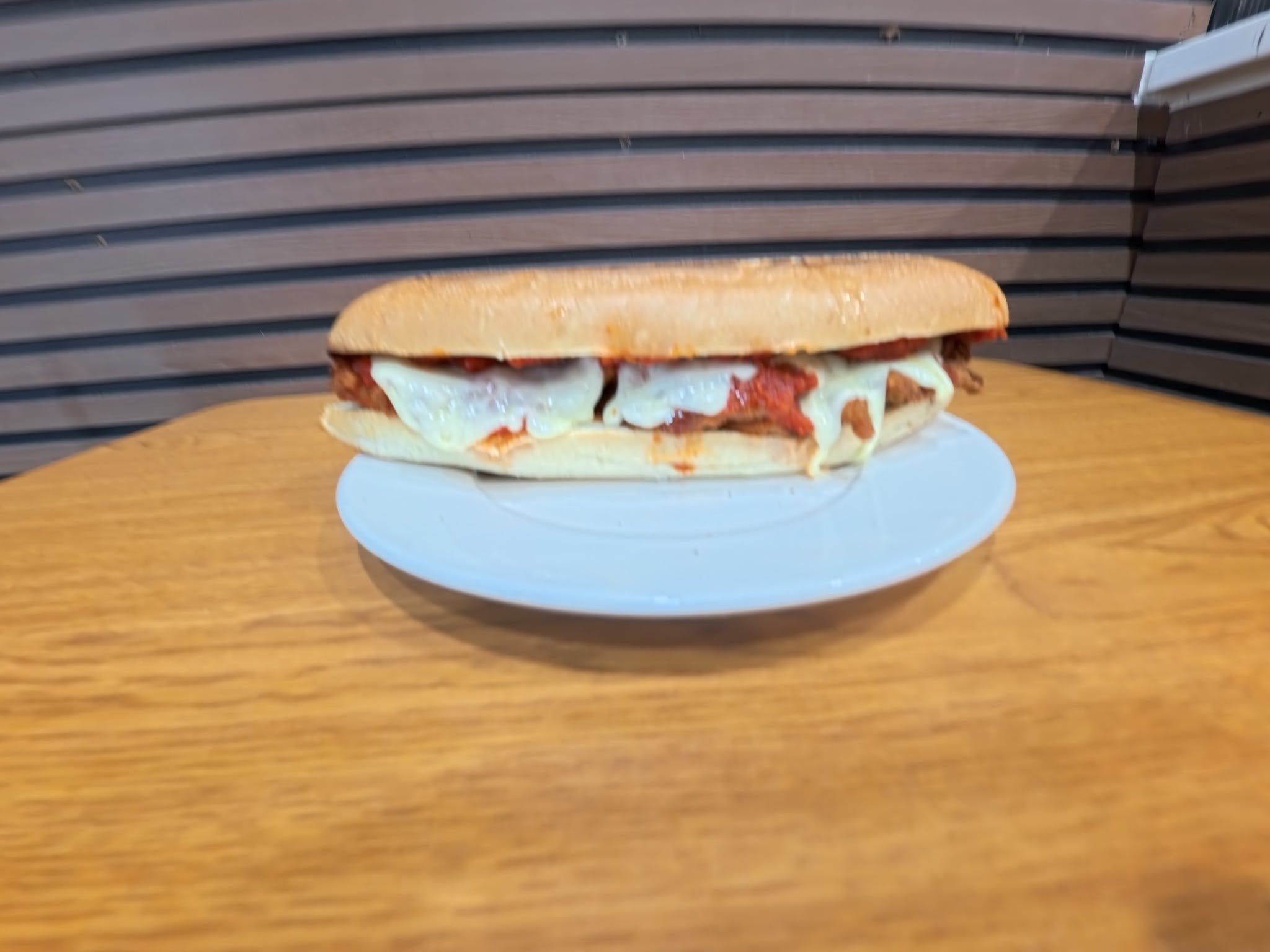 Chicken Parmigiana Hero.