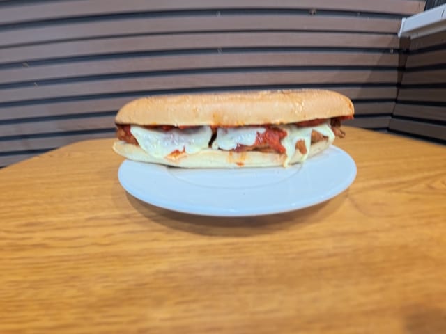 Chicken Parmigiana Hero.