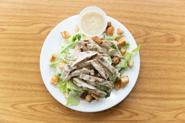 Chicken Caesar Salad Slice.
