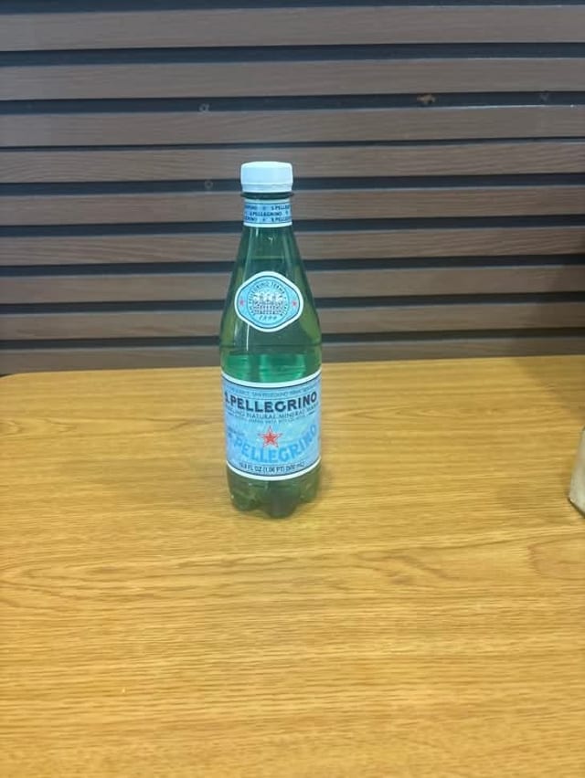 San Pellegrino Bottle.